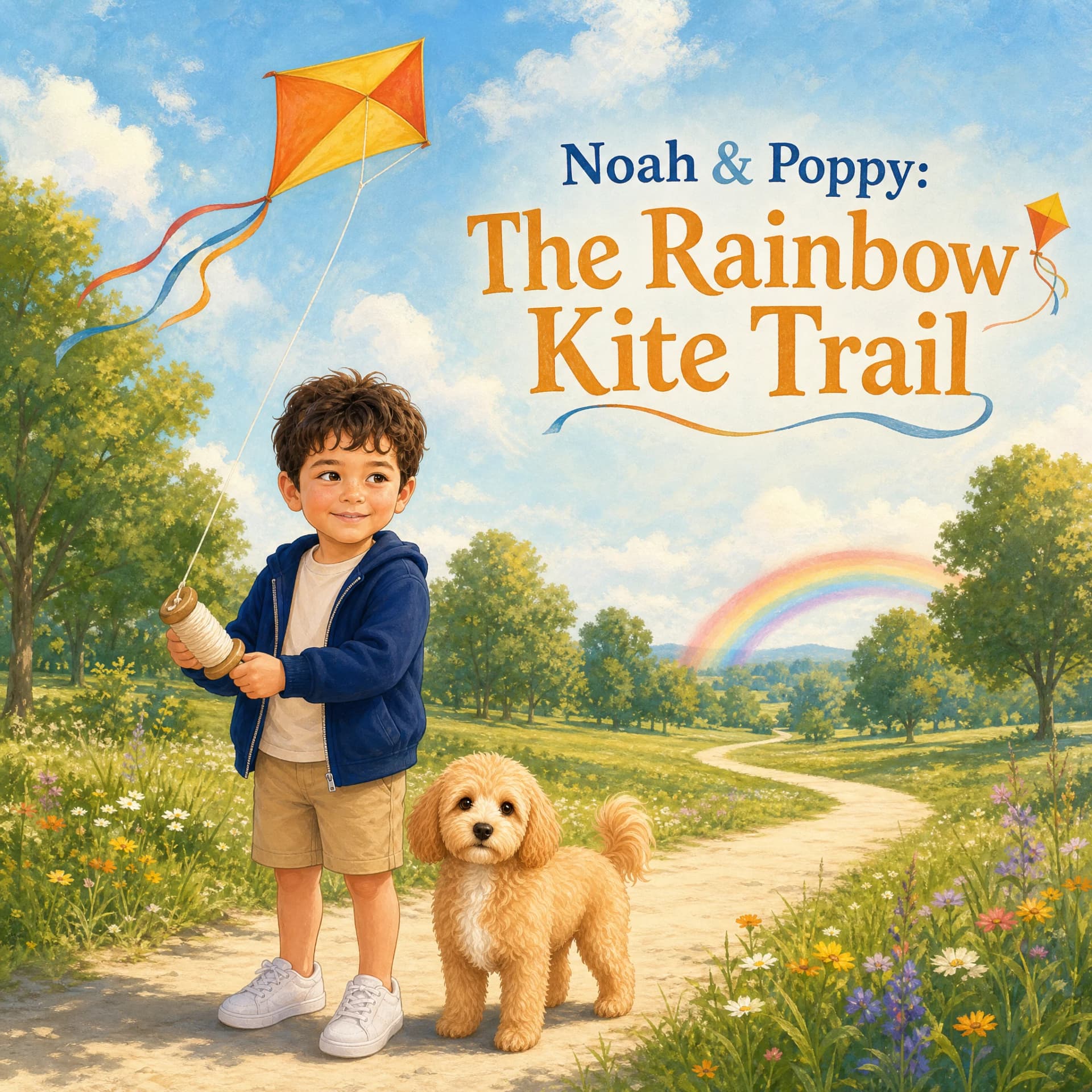 Noah & Poppy: The Rainbow Kite Trail cover